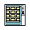 cooking cheese fry equipment color icon vector illustration