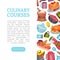 Cooking Class and Kitchen Utensil Banner Design Vector Template
