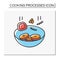 Cooking color icon