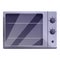 Cooking convection oven icon, cartoon style