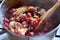 Cooking cranberry jam
