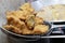 Cooking deep fried tempeh, Indonesian traditional meal, tempe goreng or gorengan