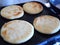 Cooking four arepas