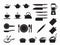 Cooking icons set, Kitchen utensils and tool icon set