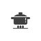 Cooking instruction vector icon