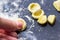 Cooking Italian pasta orecchiette, yellow dough, home