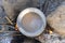 Cooking masala tea on a fire in the Thar desert near the town of Pushkar, Rajasthan India. Close up