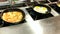 Cooking omelettes and fried eggs