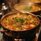 cooking pan on stove closeup