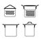 Cooking Pots Vector Set - Multi Pot and Stockpot
