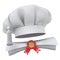 Cooking school concept with chef hat