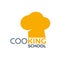 Cooking school logo. Cooking Academy. Vector illustration.