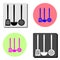 Cooking Scoop Kitchen. flat vector icon