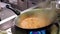 Cooking Thai Food in a pan