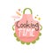 Cooking time logo design, kitchen emblem with apron can be used for culinary class, course, school hand drawn vector
