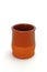 Cooking traditional yoghurt with this brown enamelled yoghurt cup