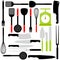 Cooking Utensil, knives, baking equipments