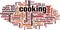 Cooking word cloud