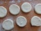 Cooking yeast dough. Working with dough in the kitchen. Close-up on rolled out dough