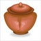 Cookware. Clay pot is necessary for the household in the kitchen. In it they prepare food. Pottery is necessary for a healthy diet