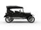 Cool black antique vintage car