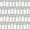 Cool Cats Vector Pattern Background.