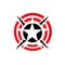 cool circle star logo image