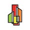 Cool Colorful City Building Modern Construction Realty Logo