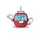 Cool confident Successful ropeway cartoon character style