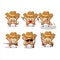 Cool cowboy gingerbread star cartoon character with a cute hat
