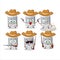 Cool cowboy glue stick cartoon character with a cute hat