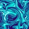 Cool Dark Blue Chromatic Liquid Marble Illustration