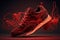 Cool designer sport sneakers shoes concept idea. Creative footwear innovative fashion style. Ai generated