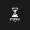 cool eternal logo vector design