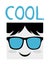 Cool face icon