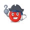 Cool and funny erythrocyte cell cartoon style wearing hat