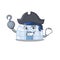 Cool and funny igloo cartoon style wearing hat