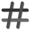 Cool Hashtags Icon with shadow