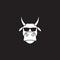 Cool head cow with sunglasses logo symbol icon vector graphic design illustration idea creative