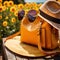 Cool luxury summer vacation, shown with yellow leather bag and sunglasses