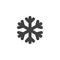 Cool mode, snowflake vector icon