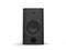 Cool modern matte black bass sub woofer speaker - front view