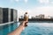 Cool Off with Ice Cream at a Rooftop Pool Deck