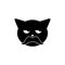 cool older cat icon. Element of emotions icon for mobile concept and web apps. Detailed cool older cat icon can be used for web