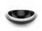 Cool oval black and white bowls