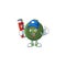 Cool Plumber gem squash cartoon character mascot design