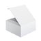 Cool Realistic White Box Opened. Square shape