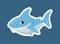 Cool shark icon