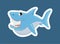 Cool shark icon