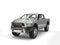 Cool silver modern pick-up truck